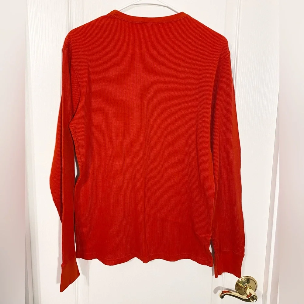 Polo Ralph Lauren Long Sleeve Thermal Knit Tee Red Men’s Medium